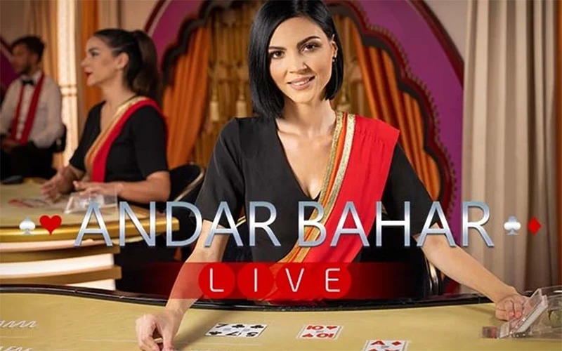 Play card positions with real professional hosts in Andar Bahar Live on Bet365.