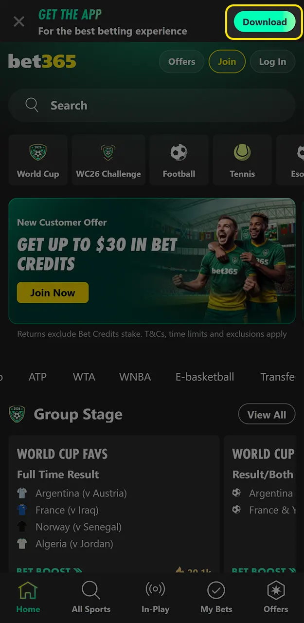 Find out how to update the Bet365 app.