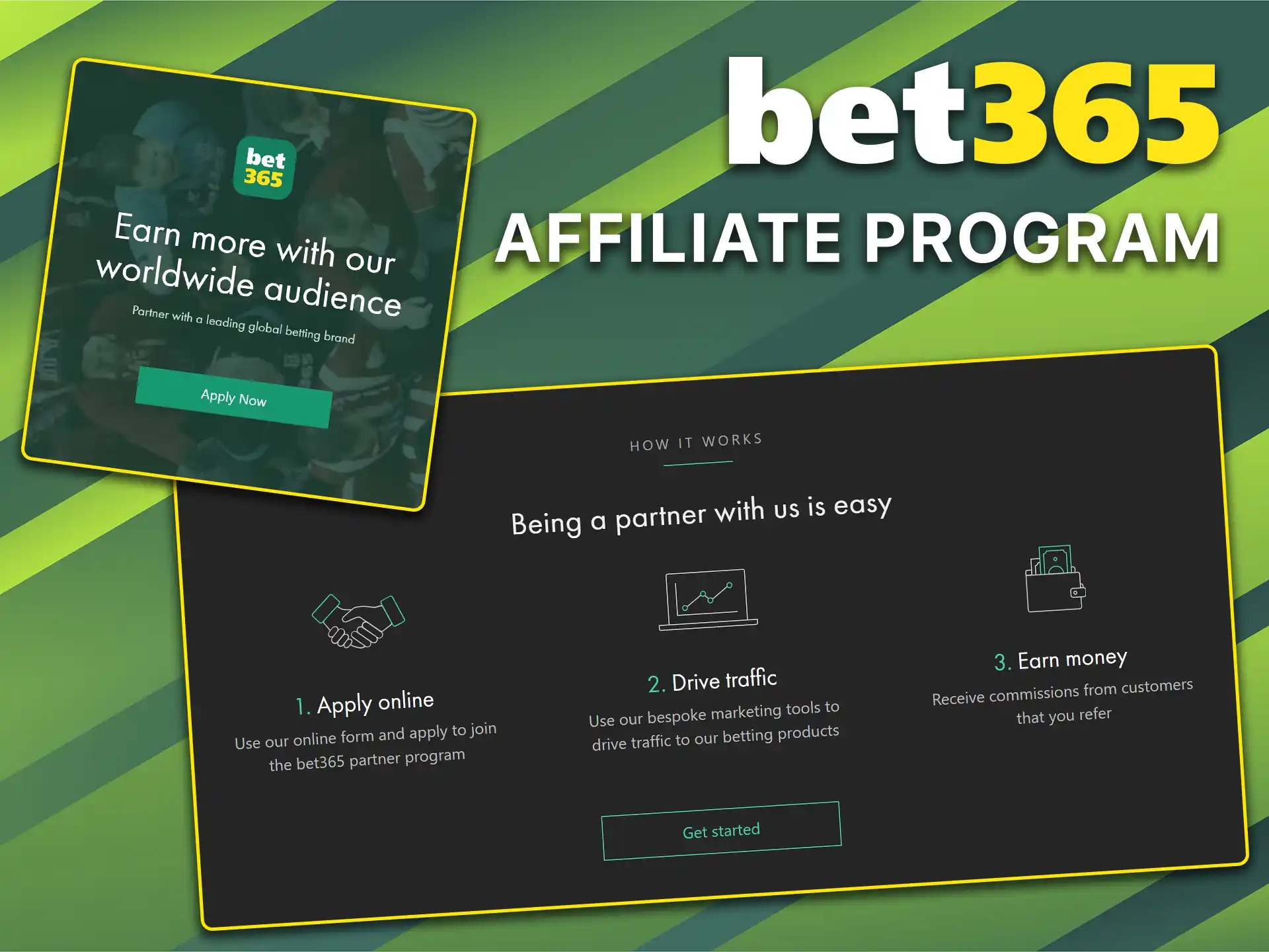 Become a Bet365 affiliate partner.